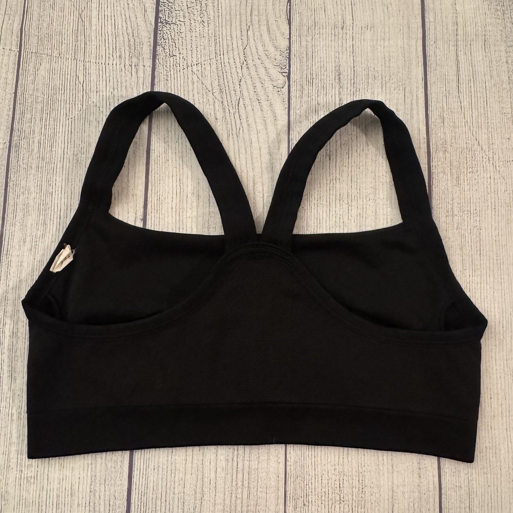 Patagonia Women's Active Sports Bra Top Black Size Medium Outdoors Hiking - Picture 5 of 7